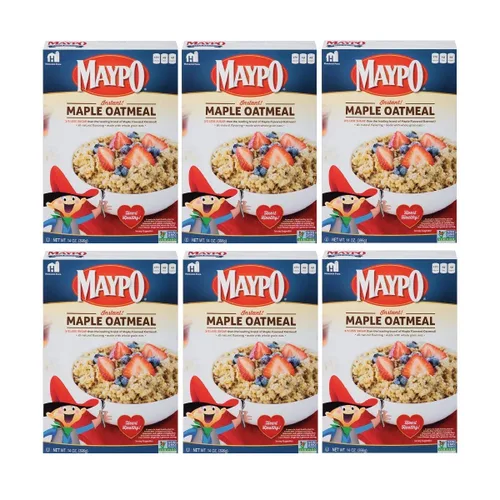 Vista 2 de Maypo Avena Inst Maple, 14 oz (paquete de 6)