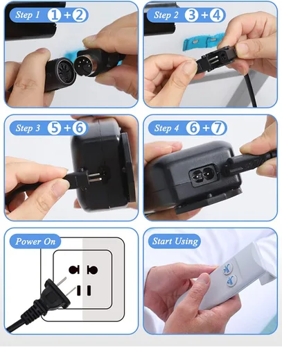 Vista 8 de Soporte de cama eléctrico inclinado, ayuda de respaldo ajustable, posición sentada o reclinada, ajuste de ángulo de 2-65°, transpirable y cómodo