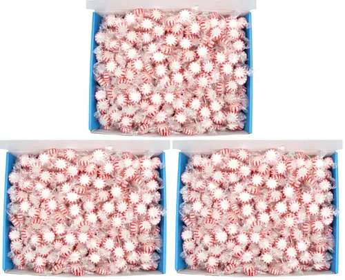 Vista 10 de Starlight Candy, envueltos individualmente, menta, 1 libra, más de 90 piezas