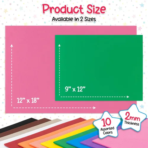 Vista 6 de Hygloss Productos Hojas de espuma artesanal, surtido