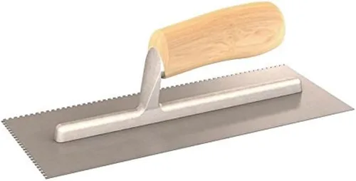 Vista 6 de Bon Tool 14-312 Paleta con muescas - Mango de madera, muesca cuadrada de 1/2" x 1/2