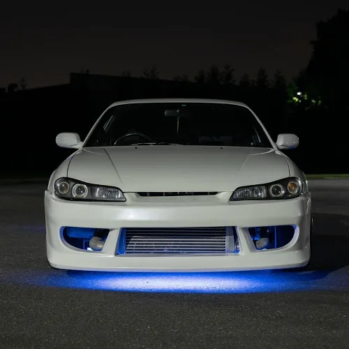 Vista 6 de LEDGlow kit de luces SMD LED para auto, para debajo de la carrocería, color azul