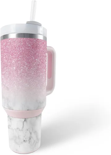 Vista 31 de MightySkins Skin - Vaso de vinilo compatible con Stanley The Quencher H2.0 FlowState de 40 onzas, vida útil, protectora, duradera y única, fácil