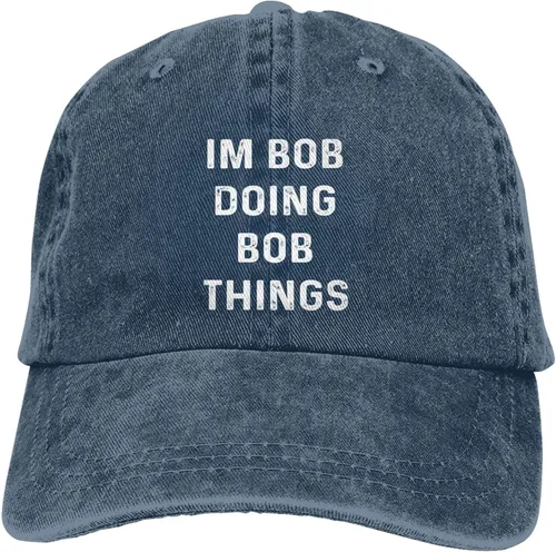 Vista 7 de Im Bob Doing Bob Things Hat Men Baseball Hat Vintage Caps