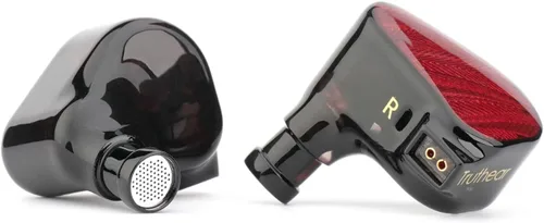 Vista 3 de Fanmusic TRUTHEAR x Crinacle Zero:RED Audífonos en el oído con controladores duales dinámicos con cable de 0.78 2Pin