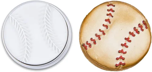 Vista 27 de Mostop Cortador de galletas deportivo con sellos, juego de 3 piezas de cortador de galletas de fútbol, fútbol, casco, juego de fútbol, herramientas