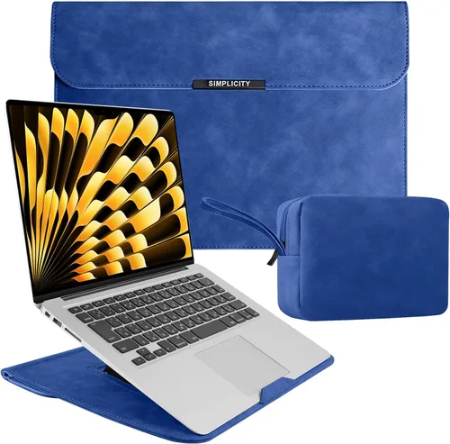 Vista 9 de Funda para portátil de 13-14 pulgadas con soporte para MacBook Neo 13 - Caqui