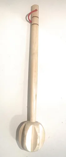 Vista 3 de MOLINILLO para chocolate en Madera lisa tradicional hecho en Colombia 13" Madera