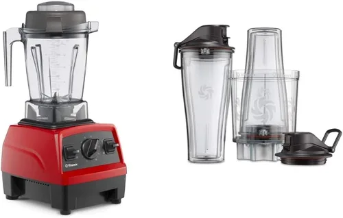 Vista 9 de Vitamix E310 Explorer Licuadora con recipiente de 48 onzas, cuchillas de acero inoxidable de grado aeronáutico, base de motor potente de grado Negro