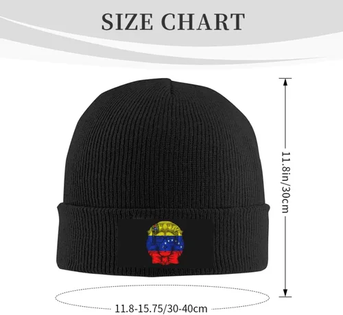 Vista 3 de Gorro unisex elástico, suave y cálido, gorro de punto para hombres y mujeres