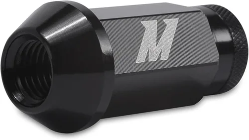 Vista 4 de Mishimoto Juego de tuercas de bloqueo de aluminio negro, M12x1.5, 20 piezas