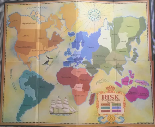 Vista 5 de Hasbro Risk in Vintage Wood Book Edition