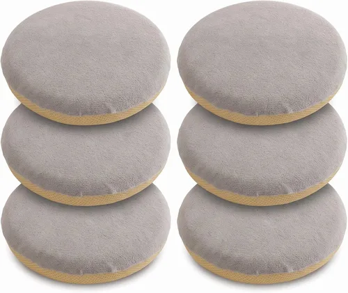 Vista 14 de Cojines cuadrados antideslizantes para silla, almohadillas de espuma Azul
