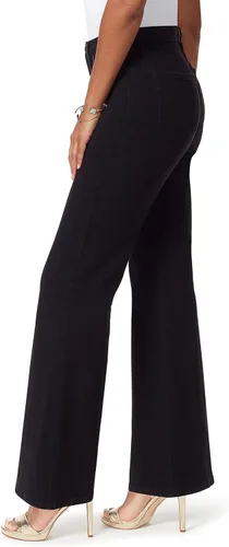 Vista 2 de Sam Edelman Pantalones de mezclilla acampanados de tiro alto para mujer