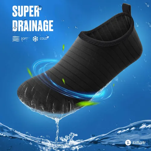 Vista 2 de SIMARI - Zapatos de agua para mujer y hombre, para natación, playa, agua, secado rápido, para yoga, surf, exteriores, SWS001