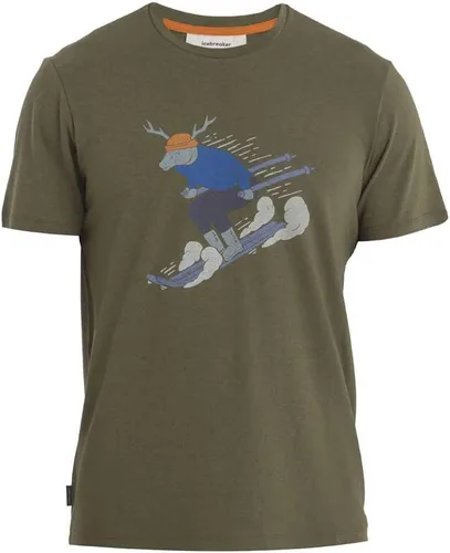 Vista 3 de Icebreaker Camiseta estampada de manga corta para hombre
