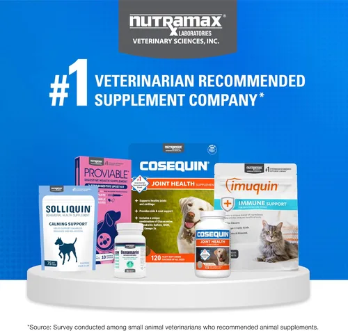 Vista 7 de Nutramax Cosequin para Gatos - Suplemento para la salud de las articulaciones, contiene glucosamina para gatos, además de condroitina y omega-3