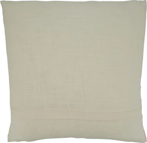 Vista 2 de SARO LIFESTYLE Funda de almohada con estampado de copos de nieve, dorado, 20 pulgadas