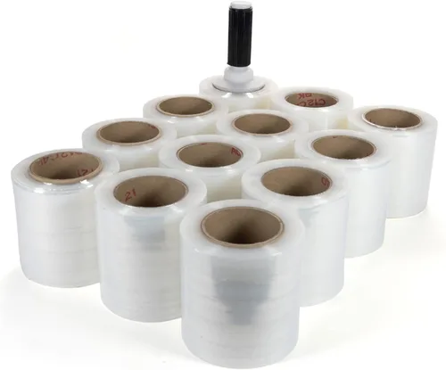 Vista 17 de IDL Packaging Mini rollo de envoltura elástica de 5 pulgadas x 1000 pies