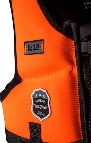 Vista 5 de RONIX Boy's Top Grom CGA Life Vest Durable Soft Comfortable Floaty Swimming Life Jacket for Kids with Plush Inner & Back Supportive Foam
