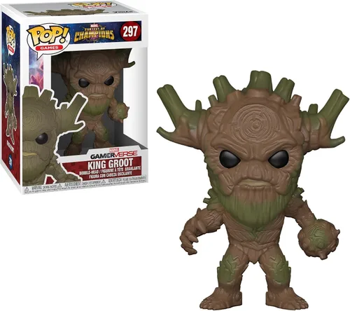 Vista 2 de Funko Pop! Games: Marvel - Concurso de campeones - Figura coleccionable de King Groot