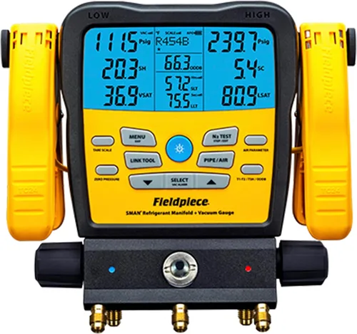 Vista 3 de Fieldpiece SM380V SMAN colectores de admisión, negro