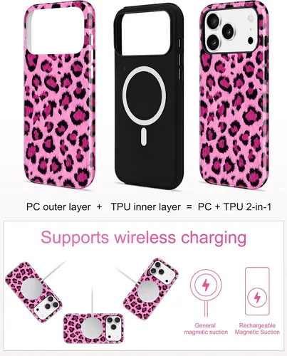Vista 502 de Jusy Funda compatible con MagSafe con estampado de caparazón de tortuga marrón para iPhone 7/8/SE, cubierta protectora de TPU suave magnética