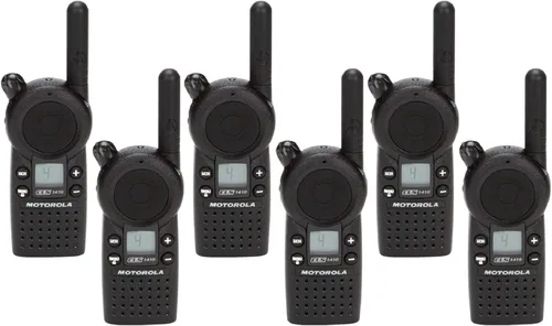Vista 2 de Paquete de 3 walkie talkies de radio bidireccional Motorola CLS1410 (UHF)