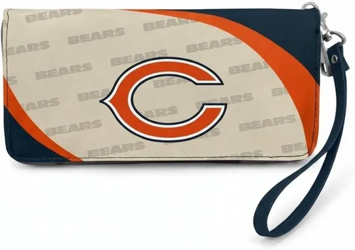 Vista 30 de Cartera organizadora NFL de cierre curvo, negro Pittsburgh Steelers