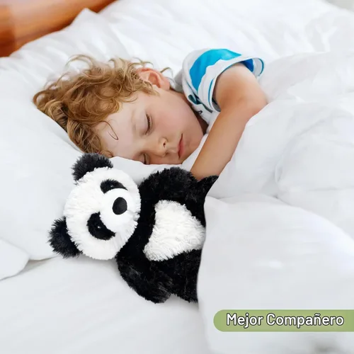 Vista 7 de [Usado] SuzziPals Panda - Almohadilla térmica para animales de peluche, para microondas para calmar