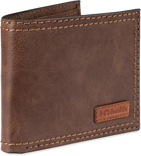 Vista 2 de Columbia Billetera plegable para hombre, múltiples ranuras para tarjetas, ventana de identificación