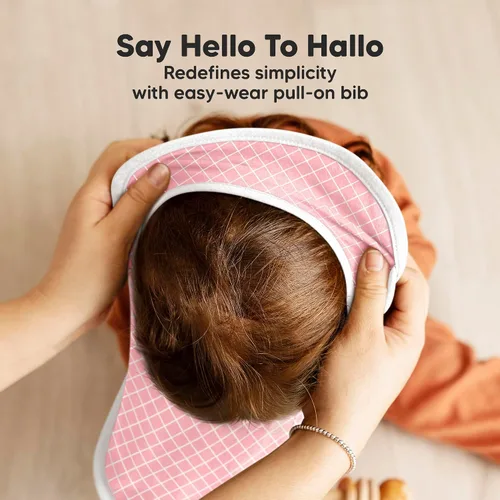 Vista 4 de KeaBabies Paquete de 8 Baberos para Niños y Niñas, Baberos sin Botones para Babear, Dentición de Bebés Niñas y Niños Pequeños, Recién Nacidos