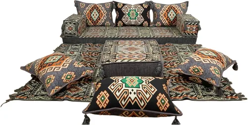 Vista 62 de arabicsofa Cojines Majlis de piso tradicionales: asientos modulares Diwan seccionales