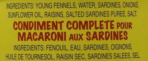 Vista 4 de Cuoco Condimento per Pasta con Sarde - 14.5 oz
