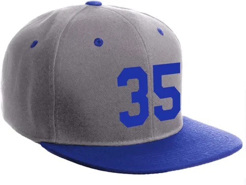 Vista 156 de Número de equipo modificado para requisitos particulares del jugador del color del sombrero del Snapback de la visera plana clásica de la visera