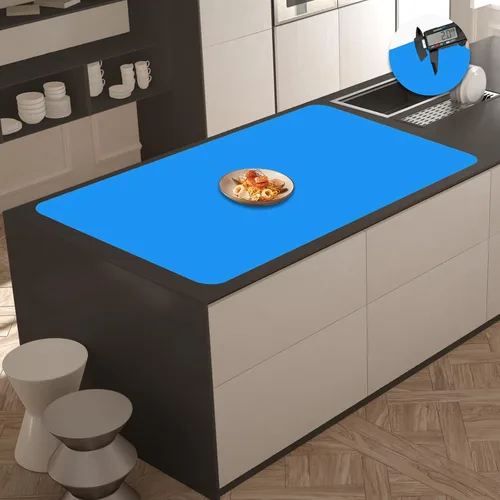 Vista 42 de Tapete de silicona súper grande, 120 x 24 pulgadas, tapete de silicona para encimera de cocina, tapete antideslizante resistente al calor, tapete