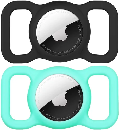 Vista 9 de Airtag - Soporte para collar de perro (2 unidades) para Apple Airtags Funda antipérdida de aire compatible con collares de perro de gato