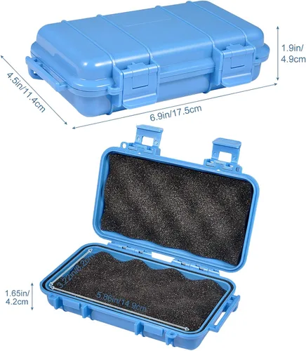 Vista 6 de Yosoo Health Gear Caja impermeable a prueba de golpes, funda rígida protectora de plástico, caja de supervivencia al aire libre, funda de disco