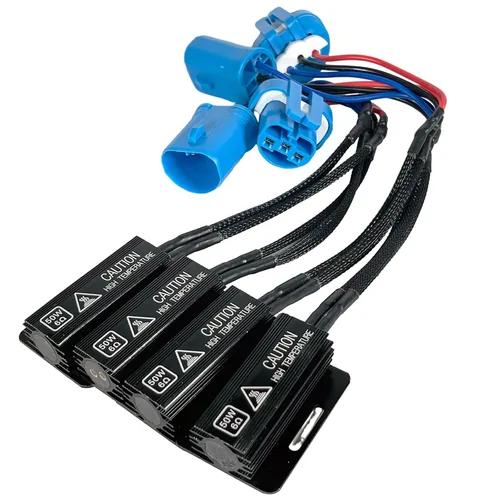 Vista 7 de Adaptador de resistencia de carga LED H4 9003, 50 W, 6 ohmios, decodificador Canbus mejorado, reparación de faros delanteros, luz antiniebla, código