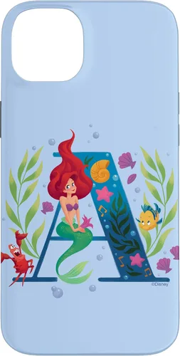 Vista 15 de Disney Carcasa para iPhone 17 con monograma de sirena y letra A para Ariel