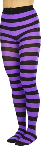 Vista 3 de ToBeInStyle, mallas con pie, con rayas anchas, para mujer
