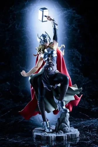 Vista 2 de Kotobukiya Marvel - Figura femenina de Thor (Jane Foster) Bishoujo a escala 1/7