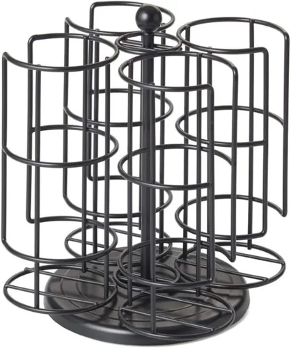 Vista 9 de Nifty Solutions Compatible con cóctel Bartesian con capacidad para hasta 24 cápsulas, giros de 360 grados, mediano (paquete de 1), negro, (5620)