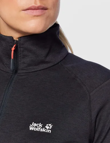Vista 3 de Jack Wolfskin Mujeres Snow Sky Halfzip W, Ébano, XL