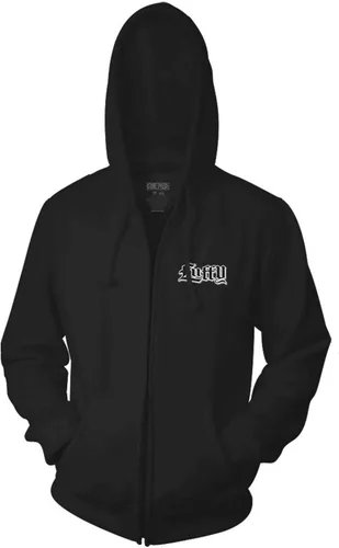 Vista 2 de Ripple Junction Sudadera con capucha de una pieza para adultos con capucha y cremallera de forro polar