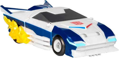 Vista 2 de Transformers EarthSpark Deluxe Class Prowl - Figura de acción de robot de 5 pulgadas, se convierte en 12 pasos, juguetes interactivos para niños
