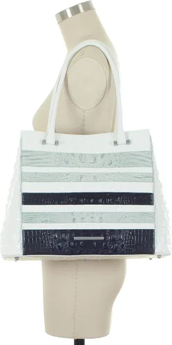 Vista 5 de Brahmin Joan - Bolso de piel auténtica para viñedo de cristal de mar