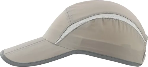 Vista 49 de connectyle plegable malla deportes cap con transpirable con rayas reflectantes Sun Runner Cap