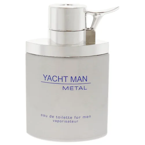 Vista 2 de MYRURGIA Yacht Man Metal perfume en aerosol para hombres, 3.40 onzas.