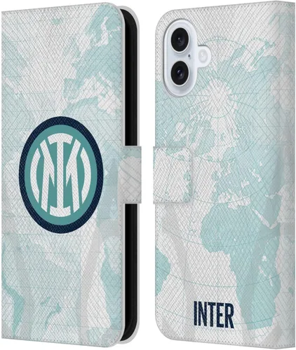 Vista 82 de Head Case Designs Officially Licensed Inter Milan Away 2025/26 Crest Kit Leather Wallet Case Compatible with Apple iPhone 11
